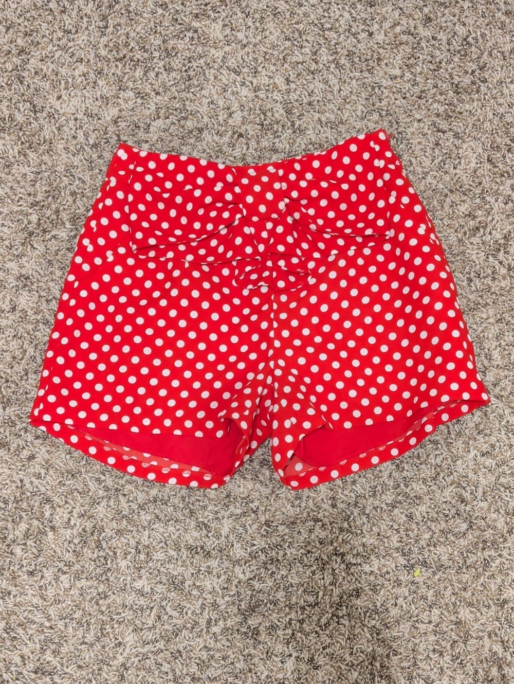 Disney x Lauren Conrad red polka dot Minnie Mouse high waist shorts